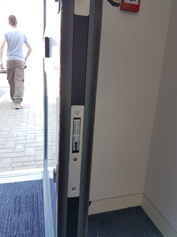 photograph of upvc door lock repair work in southampton uk