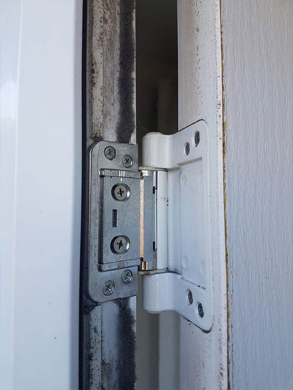 photograph of upvc door lock repair work in southampton uk